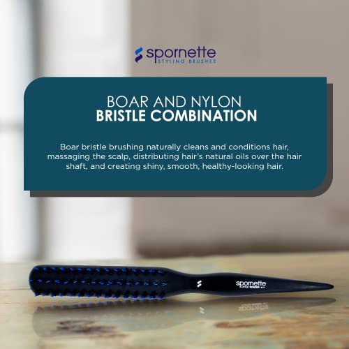 Spornette Little Wonder Boar Bristle Hair Brush - Teasing & Smoothing