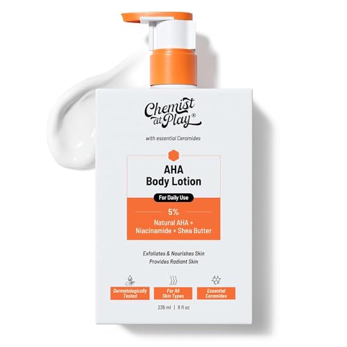 Chemist at Play AHA Body Lotion with Niacinamide & Shea Butter - 236ml