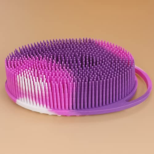 Silicone Body Shower Scrubber 3-Pack - Exfoliating Bath Brush for Kids & Adults