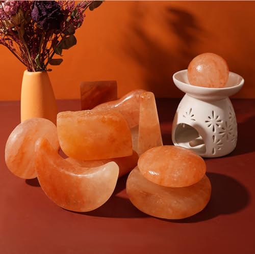 Ball Shape Himalayan Salt Massage Stones 2-Piece Hot Cold Spa Set 1.97in