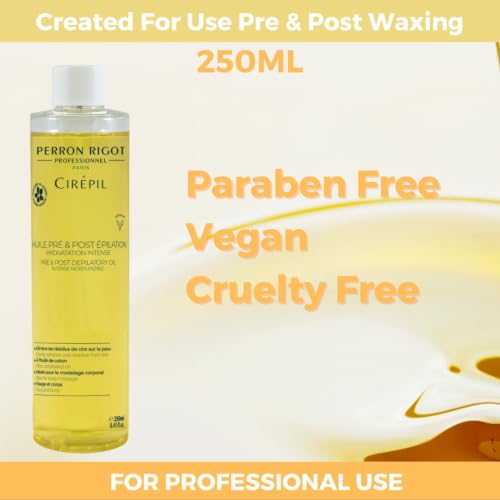 Cirepil Pre & Post Wax Oil 8.45 Fl Oz - Nourishing & Jasmine Scent