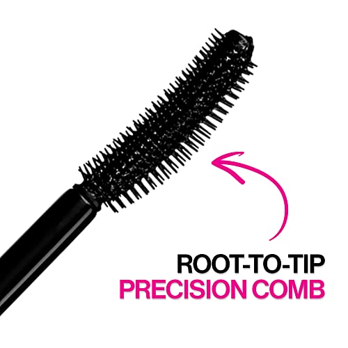 Wet n Wild Mega Length Waterproof Mascara Very Black 0.21 Fl Oz Pack of 2
