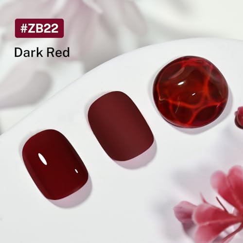 OpenLive Dark Red Quick Dry Nail Polish - 16.5ml Long-lasting Gloss
