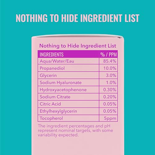 Good Molecules Hyaluronic Acid Serum - Hydrating Face Serum, 2.5 fl oz