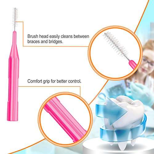 Zopeal 250 Pcs Interdental Brushes & Tooth Floss Picks Set
