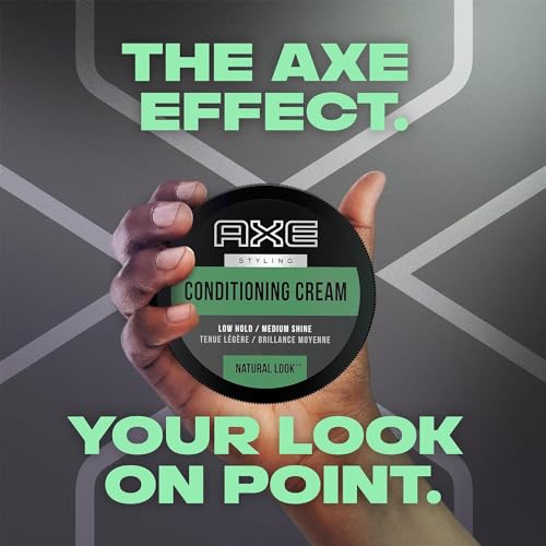 Axe Styling Cream, Natural Soft Hold Hair Cream, 2.64oz (Pack of 2)