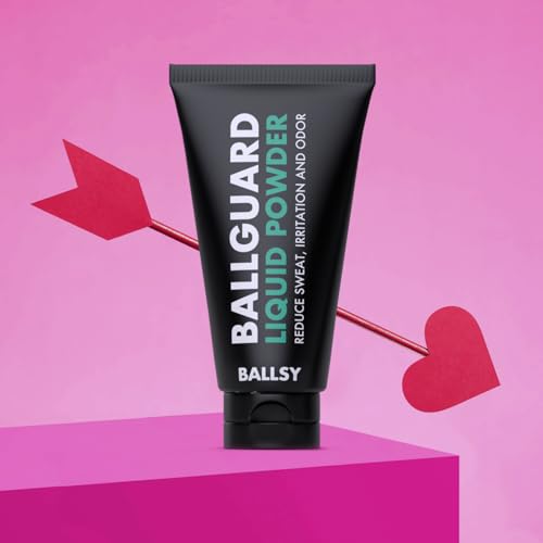 Ballsy Ballguard Deodorant for Men - Anti-Chafing Cream, 3.4 Oz