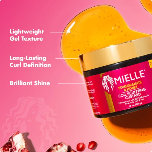 Mielle Organics Pomegranate & Honey Curl Cream for Type 4 Hair - 12 oz