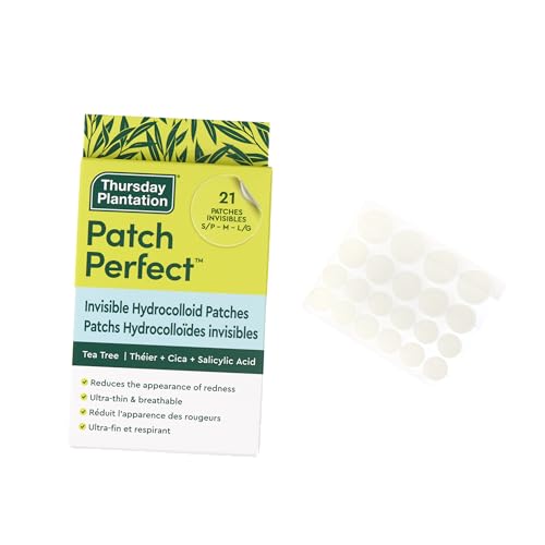 Thursday Plantation Invisible Hydrocolloid Patches with Tea Tree & Salicylic Acid - 21 Count