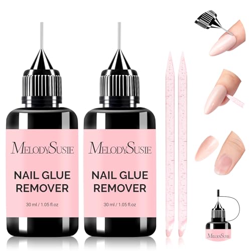 MelodySusie Nail Glue Remover - Acetone Free 60ML (2.1 Fl Oz)
