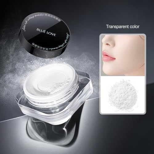 BLUE LOVE Loose Setting Powder - Oil Control, Waterproof, Translucent