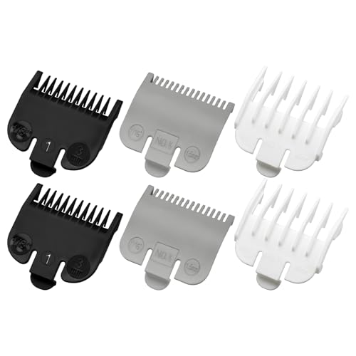 Wahl Clipper Guard Set - 6 Premium Nylon Guards for Hair Cutting