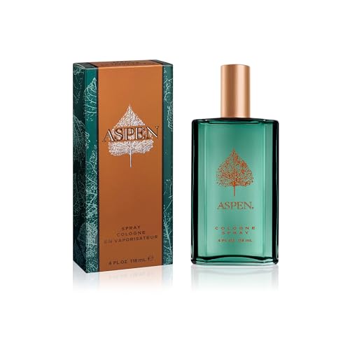Aspen Cologne Spray for Men - Woody Spicy Scent, 4oz
