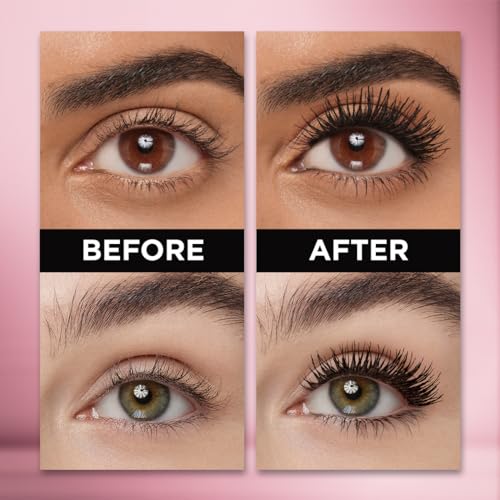 L'Oreal Paris Voluminous Lash Paradise Mascara - Intense Length & Volume, Blackest Black, 0.25 Fl Oz