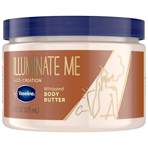 Vaseline Illuminate Me Whipped Body Butter for Melanin Rich Skin - 11 oz