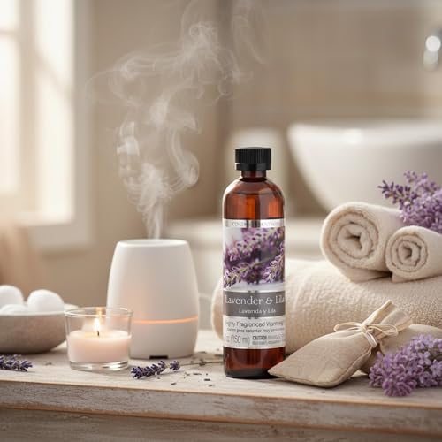 Hosley Lavender Lilac Warming Oils - Set of 2, 5oz Each