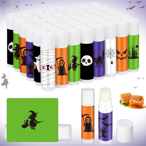 Siifert Halloween Lip Balm Gift Set 20pcs - Mummy, Witch, Ghost, Skull, Classic / 20