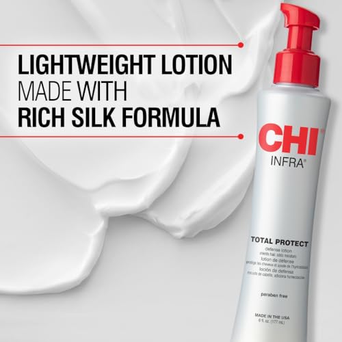 CHI Total Protect Defense Hair Lotion - Heat Protectant & Moisture Cream 6oz