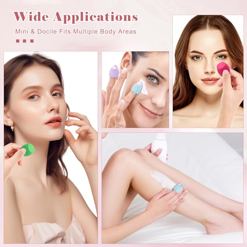 Mini Makeup Sponge Set with Powder Puffs – 40 pcs Beauty Blender & Finger Applicators