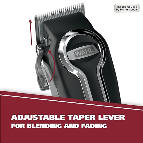 Wahl USA Elite Pro High-Performance Corded Home Haircut & Grooming Kit for Men ? Electric Hair Clipper ? Model 3029684