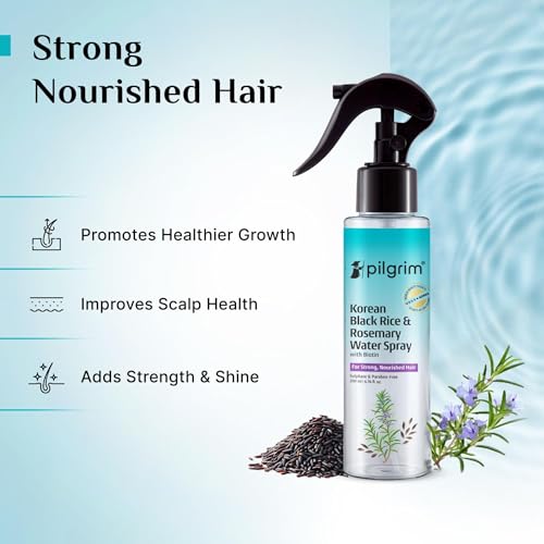 Pilgrim Rosemary & Rice Water Hair Spray with Biotin for Hair Growth (200ml)