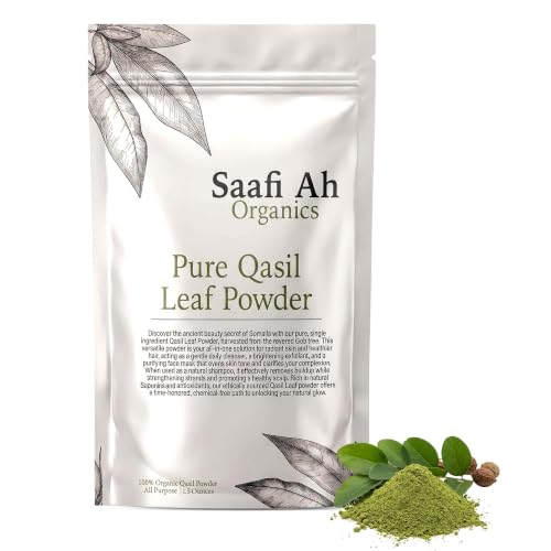Qasil Powder Cleanser for Face, Body & Hair - 1.5 oz - Pure & Natural