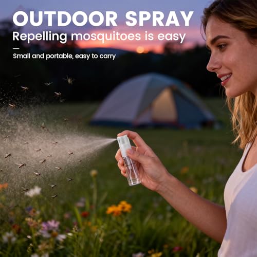 Bomeiyi 0.7oz Refillable Spray Bottle Grey - Fine Mist, Leak Proof Travel