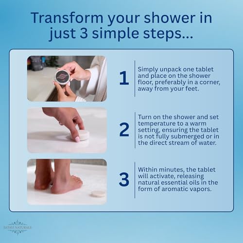 Eucalyptus & Mint Shower Steamers 6 Count – Natural Aromatherapy for Sinus & Stress Relief