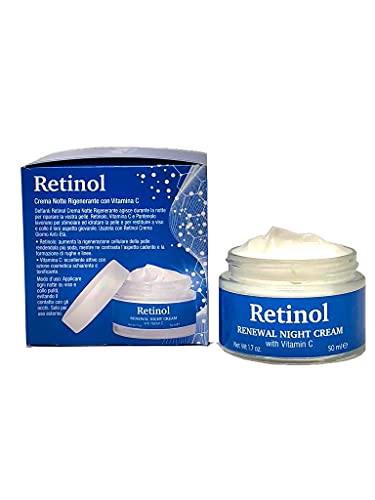 Delfanti Milano Retinol Renewal Night Cream with Vitamin C - 1.7 oz