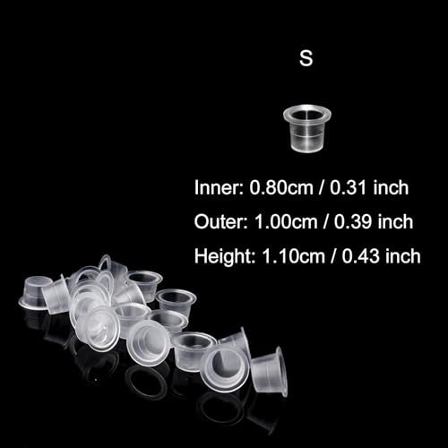 1000Pcs Tattoo Ink Caps Small Cups