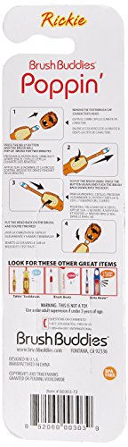 Brush Buddies Rickie (Lion) Kids Toothbrush - Soft Bristles, Flexible Head, 1 Pack