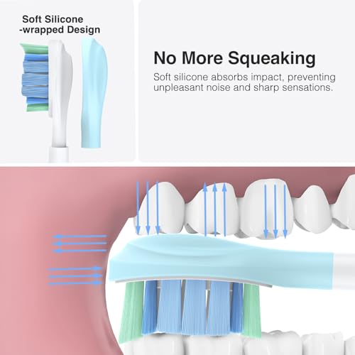 Blue 5-Pack Philips Sonicare Replacement Heads C1 C2 C3 - Genuinely DuPont Bristles
