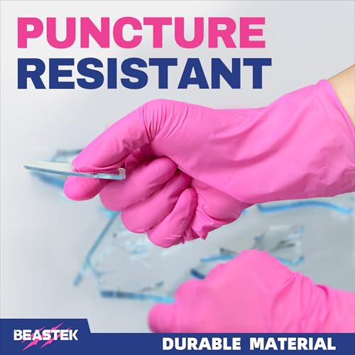 Medical Nitrile Exam Gloves - Disposable Powder-Free 100 Count