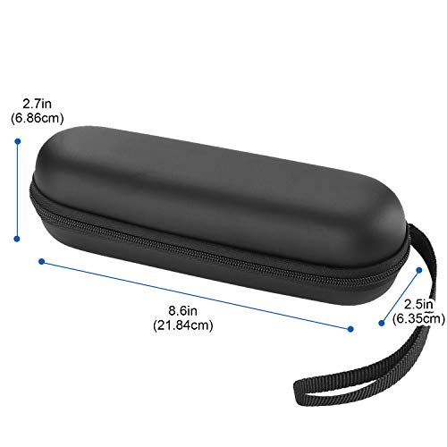 ProCase Black Travel Toothbrush Case for Oral-B & Sonicare - 8.6 x 2.7 x 2.5 inches, Universal Fit