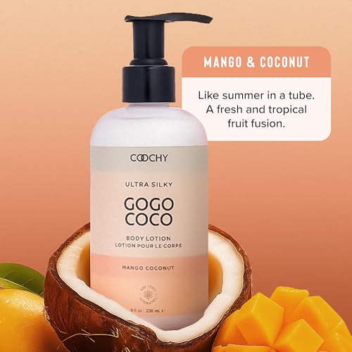 Coochy Ultra Silky Body Lotion 8 oz | Post Shaving Moisturizer | Prevents Bumps & Razor Burn