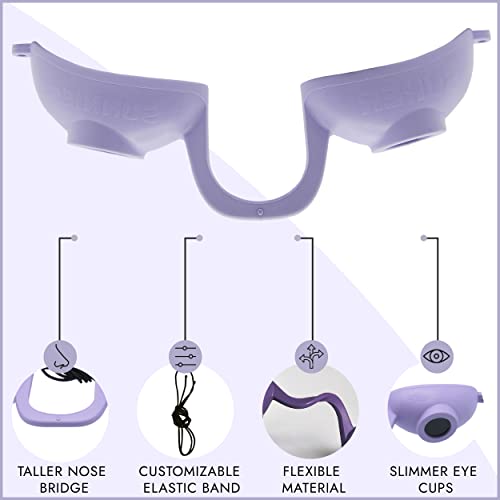 Super Sunnies UV Tanning Bed Goggles with Adjustable Strap - Lavender