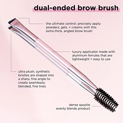 Real Techniques Dual-Ended Eyebrow Brush - Spoolie & Liner Tool