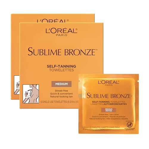 L'Oreal Paris Sublime Bronze Self Tanning Towelettes - 6 ct