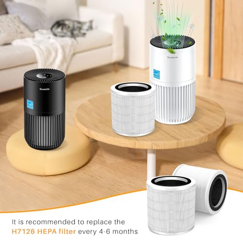 2 Pack True HEPA Replacement Filters for Govee H7126 Air Purifier
