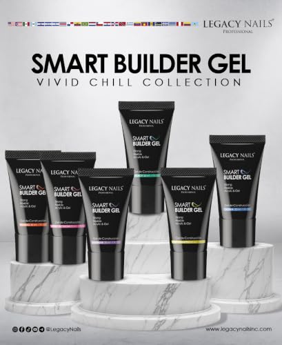 Legacy Nails Smart Builder Gel 1oz - Odorless Peach Sculpting Gel