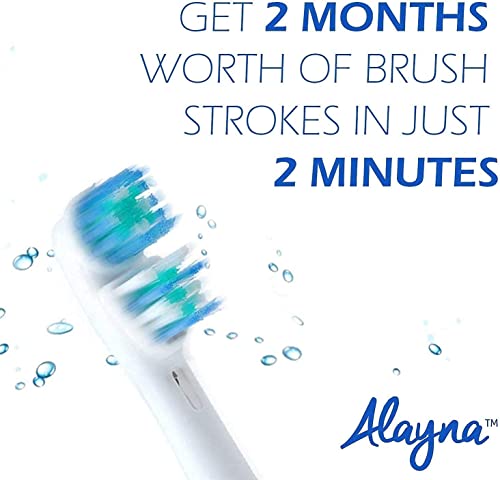 Alayna Replacement Electric Toothbrush Heads for Oral B - Pack of 8