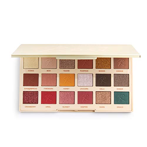Makeup Revolution X Roxxsaurus Ride or Die Eyeshadow Palette - 18 Shades, Matte & Shimmer, Cruelty-Free