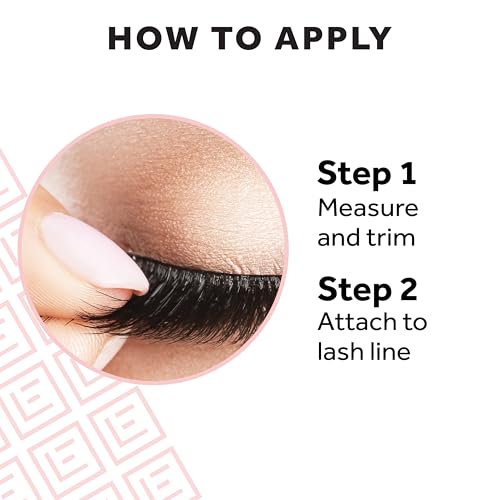Eylure Pre-Glued Wispy Light Texture Eyelashes No. 117 Twin Pack