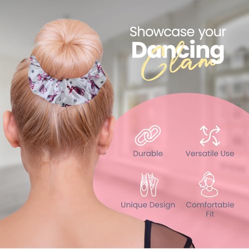 Premium Velvet Dance Scrunchie for Girls - Perfect for Dancers