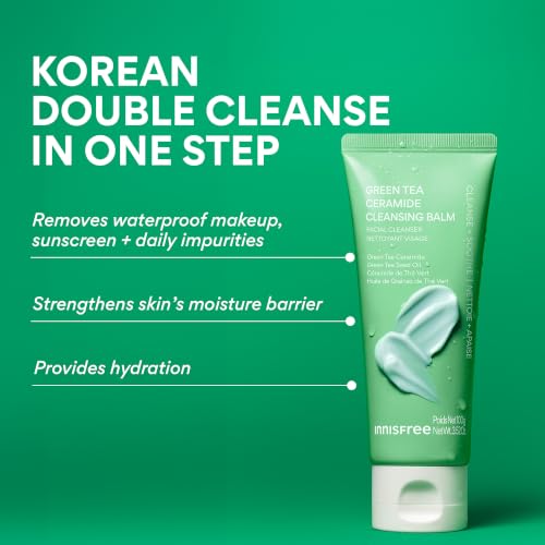 Innisfree Green Tea Ceramide Cleansing Balm - Makeup Remover Tube