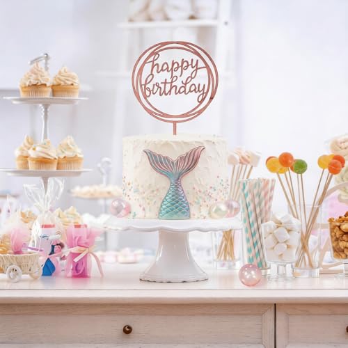 61PCS Bubble Ball Cake Toppers for Birthday & Wedding Decor