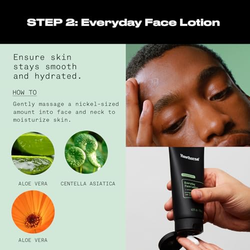 Hawthorne Everyday Men’s Skin Care Kit - Natural Face Wash & Moisturizer