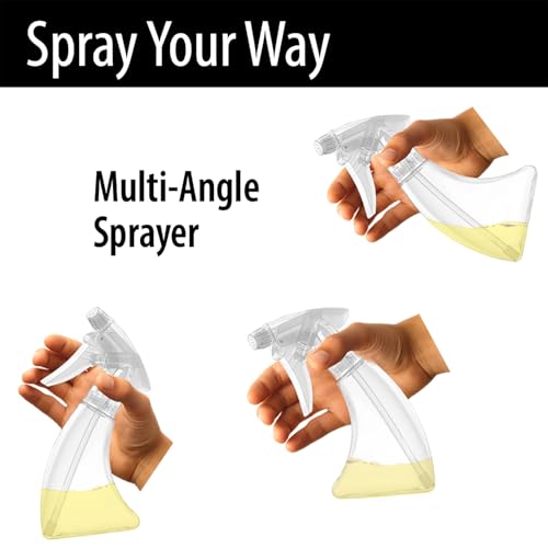 Bar5F 5-Ounce Ergonomic Spray Bottles - 3-Pack for Cleaning and Pet Training