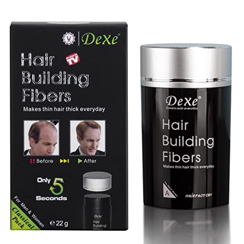 Hair Building Fibers for Thinning Hair | 22g Dark Brown Instant Coverage