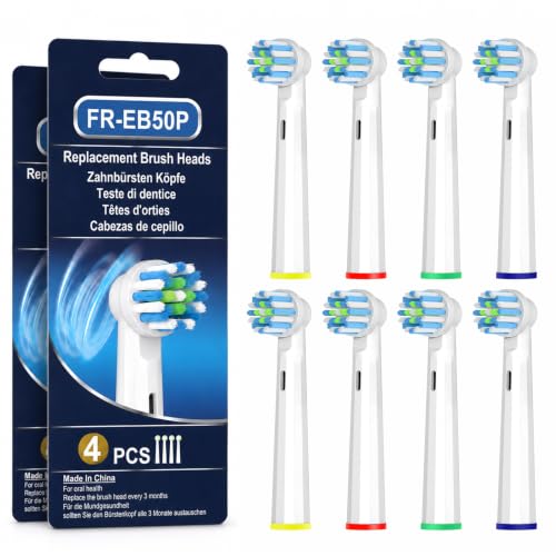 Cellena Replacement Brush Heads for Oral-B Pro & Genius, 8-Pack